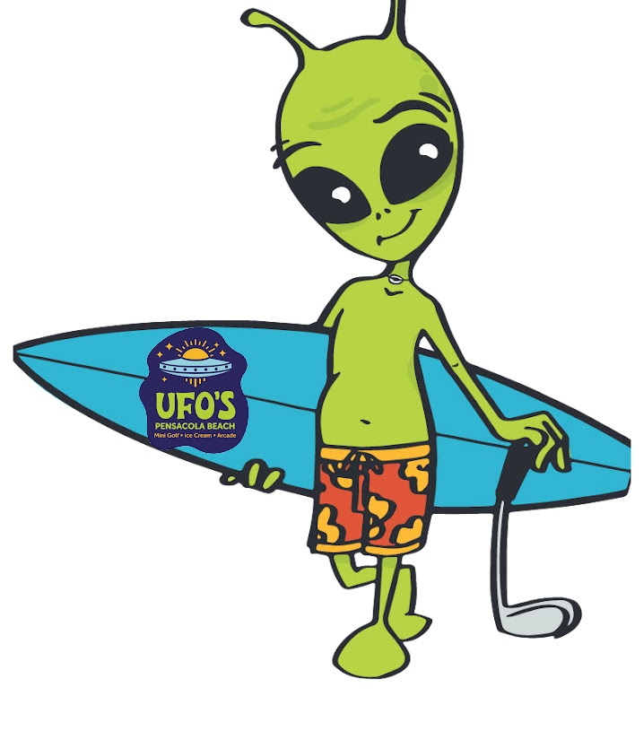UFO Mini Golf Logo